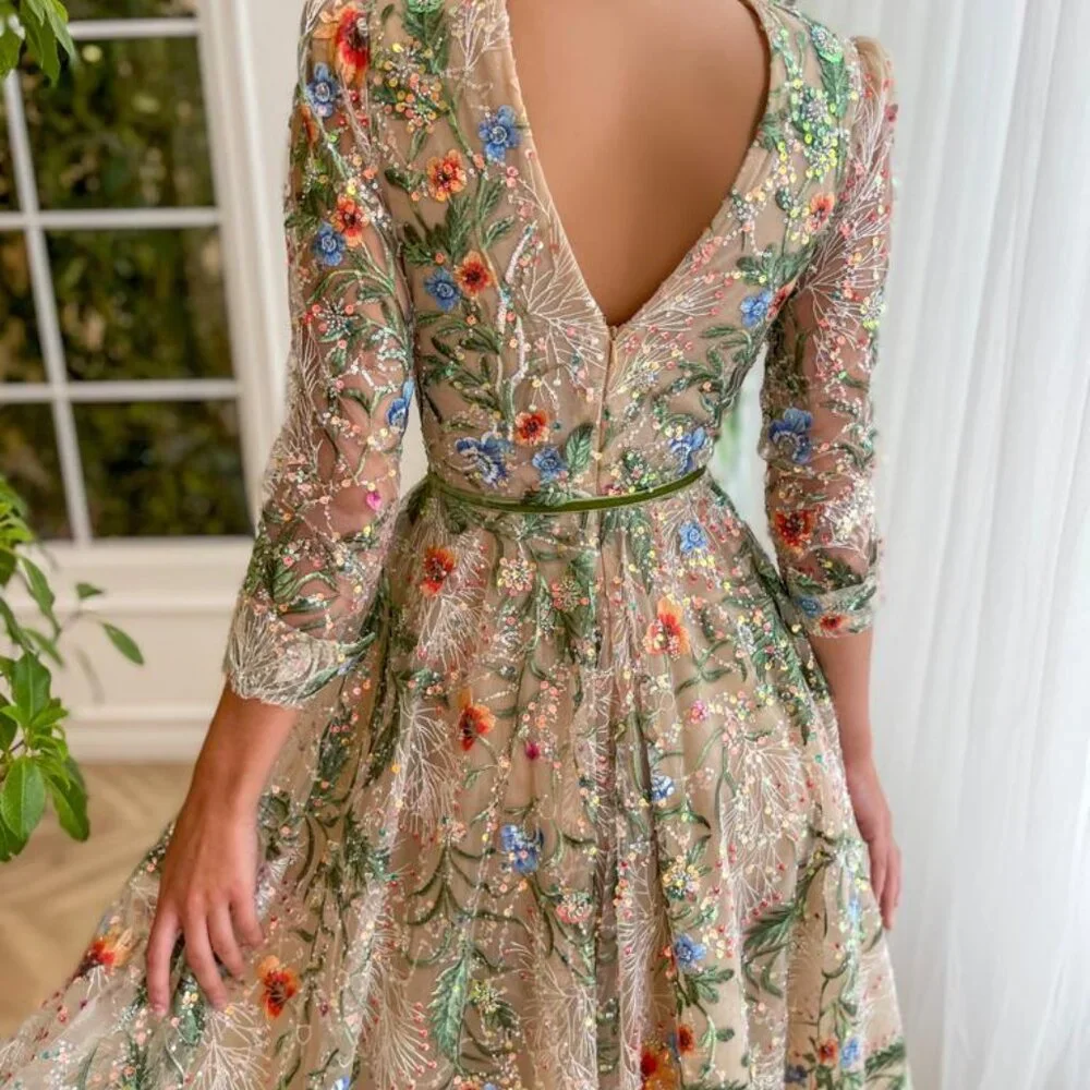 Teuta Matoshi Whispering Forrest Gown - Picture 3 of 13